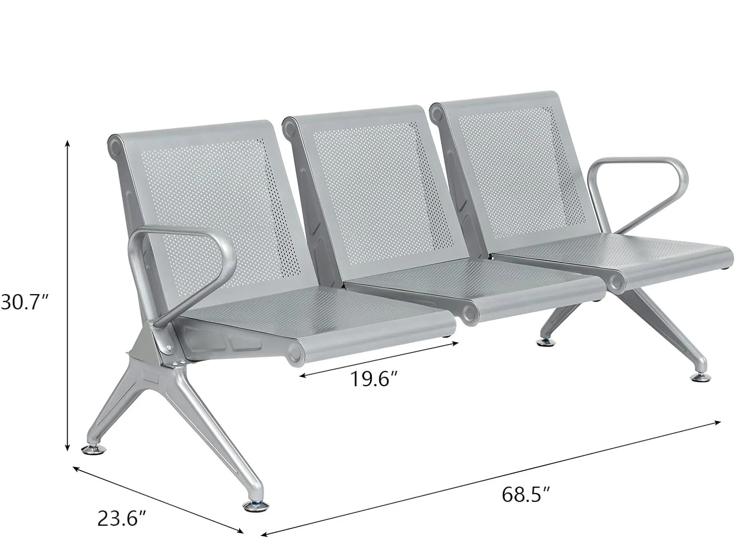 3 Link Airport Waiting Bench
