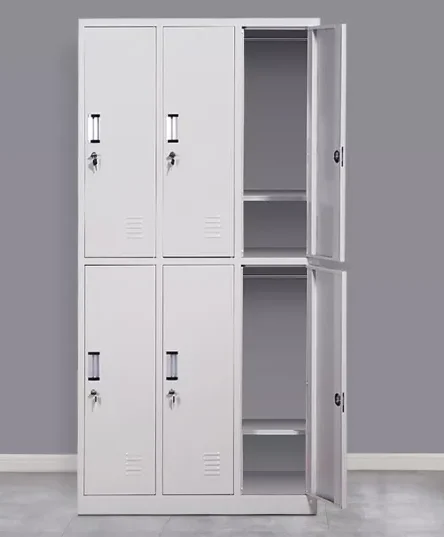 6 Locker Metallic Cabinet
