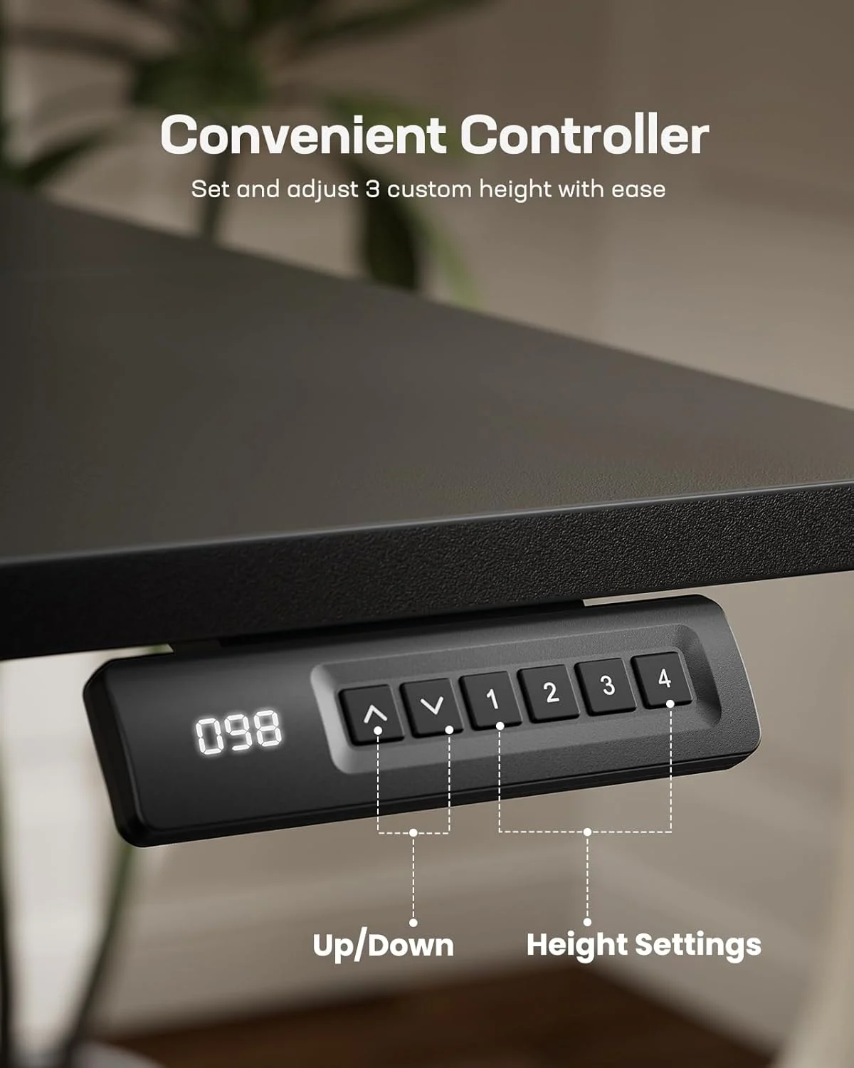 1.4m Standing Electric Table