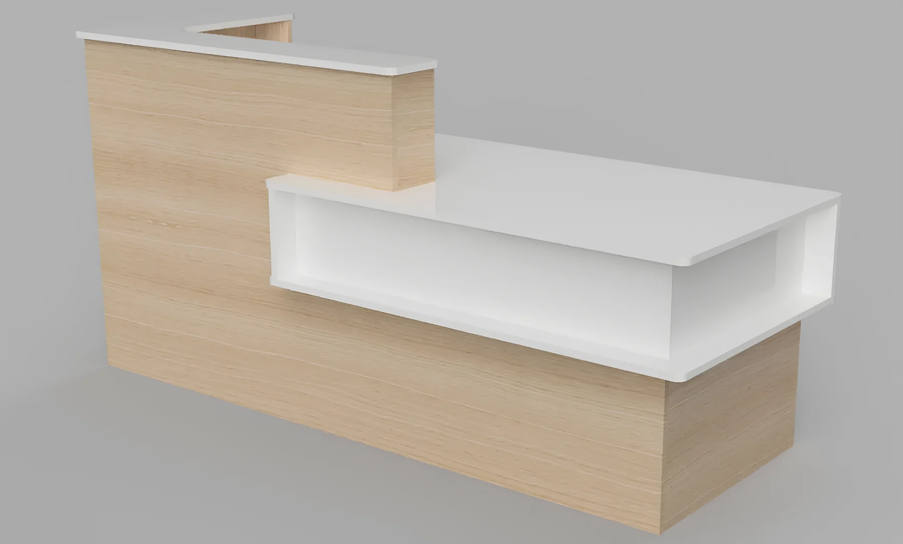 2.0m Mutileon Multilevel Reception Desk