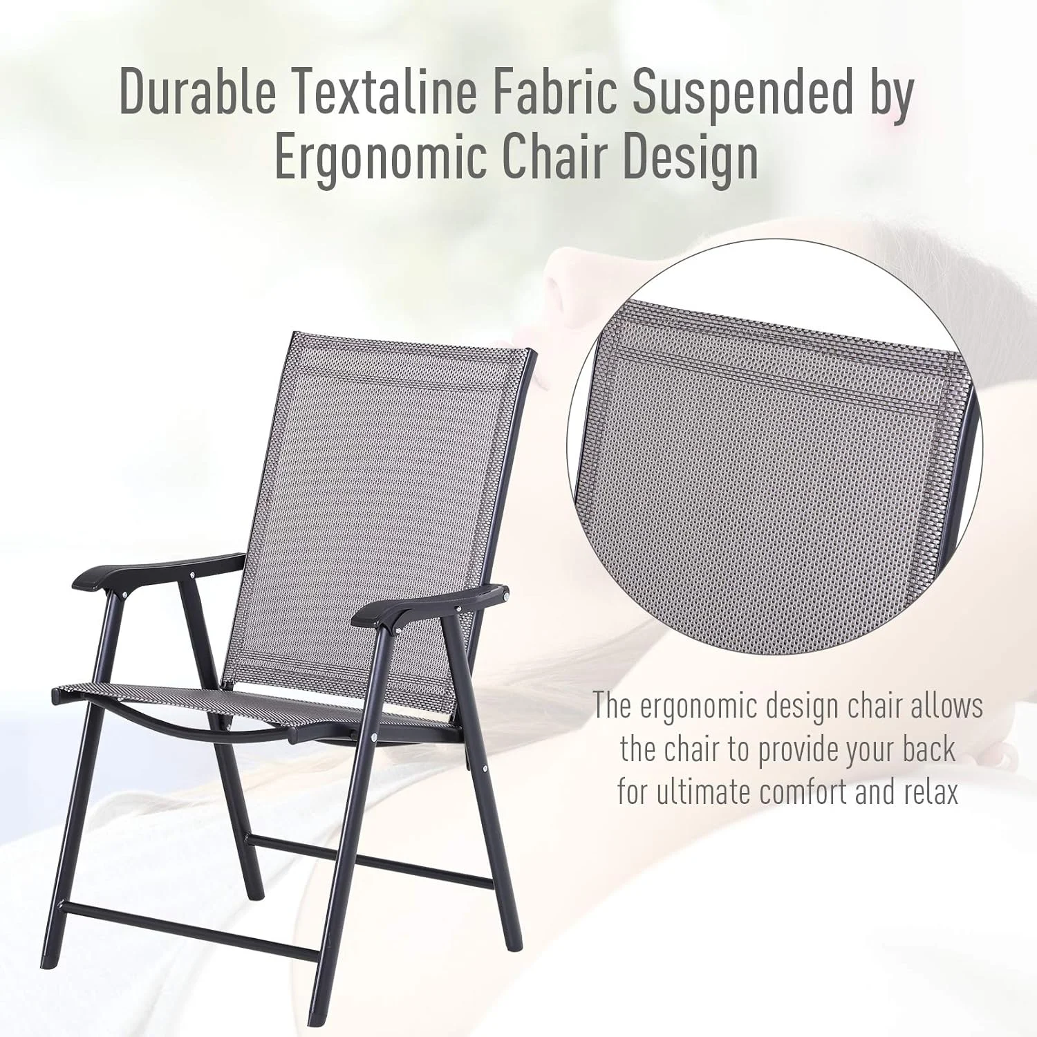 4 Seater Foldable Outdoor Set
