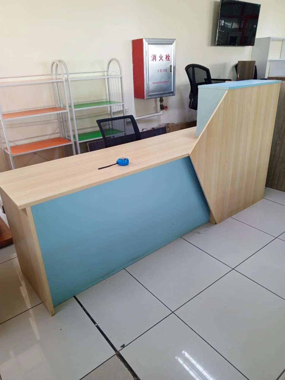 2.4m Reception Desk