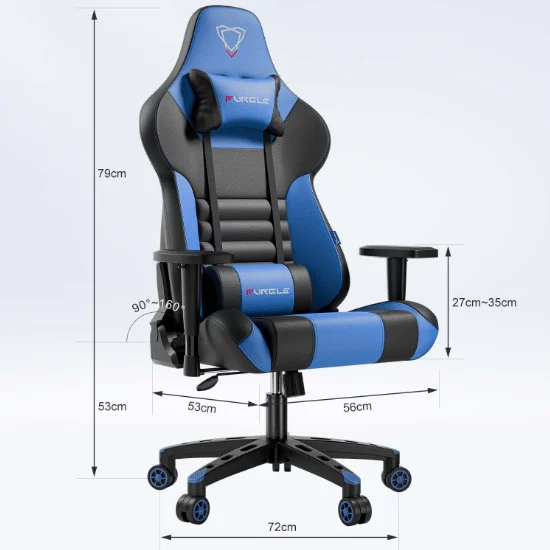 Adcom Gaming Chair Blue