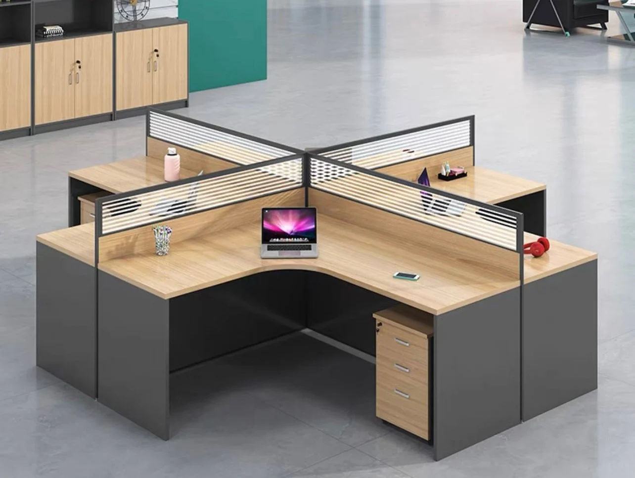 4 Way Workstation Curved